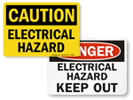 Electrical Hazard Signs