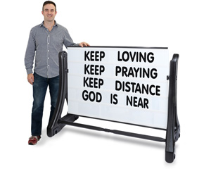 Changing Message Sandwich Board Signs