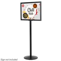 Double Sided Slide In Aluminum Poster Frame Floor Standing